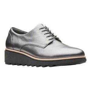 Clarks Sharon Noel Metallic Oxfords Shoes